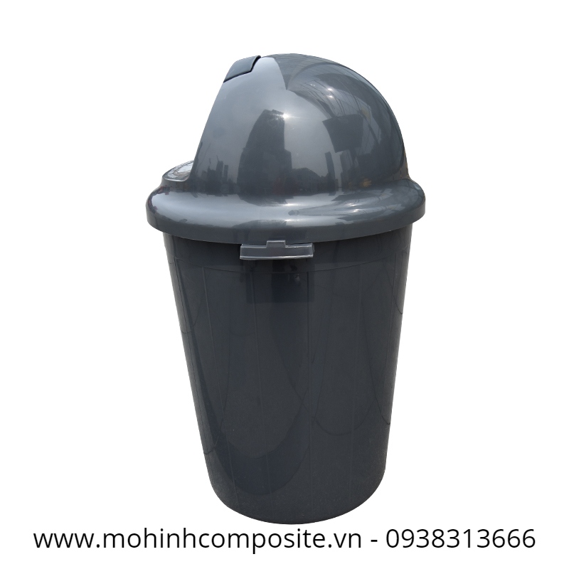 sản phẩm thùng rác có nắp đậy cao cấp từ chất liệu composite - Sản phẩm thùng rác có nắp đậy cao cấp từ chất liệu composite