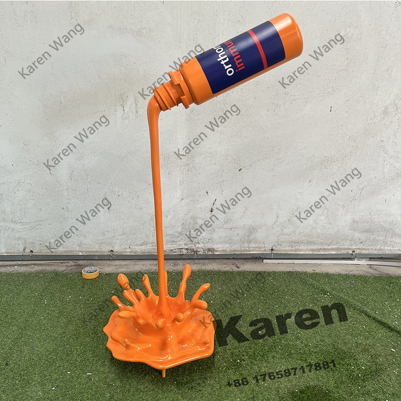 Tượng Chai Sơn Móng Tay Composite Khổng Lồ Prop Check-in 3D Mỹ Phẩm Tượng Chai Sơn Móng Tay Composite Khổng Lồ Prop Check-in 3D Mỹ Phẩm — góc nhìn thực tế từ xưởng