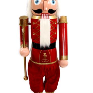 Mô Hình Ông Già Noel Composite Khổng Lồ 160cm Có Đèn LED Âm Nhạc Trang Trí Sự Kiện — góc nhìn thực tế từ xưởng sản xuất composite