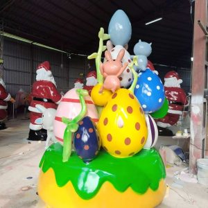 Mô Hình Trang Trí Sự Kiện Composite Cỡ Lớn Ngoài Trời Theo Yêu Cầu — góc nhìn thực tế từ xưởng sản xuất composite