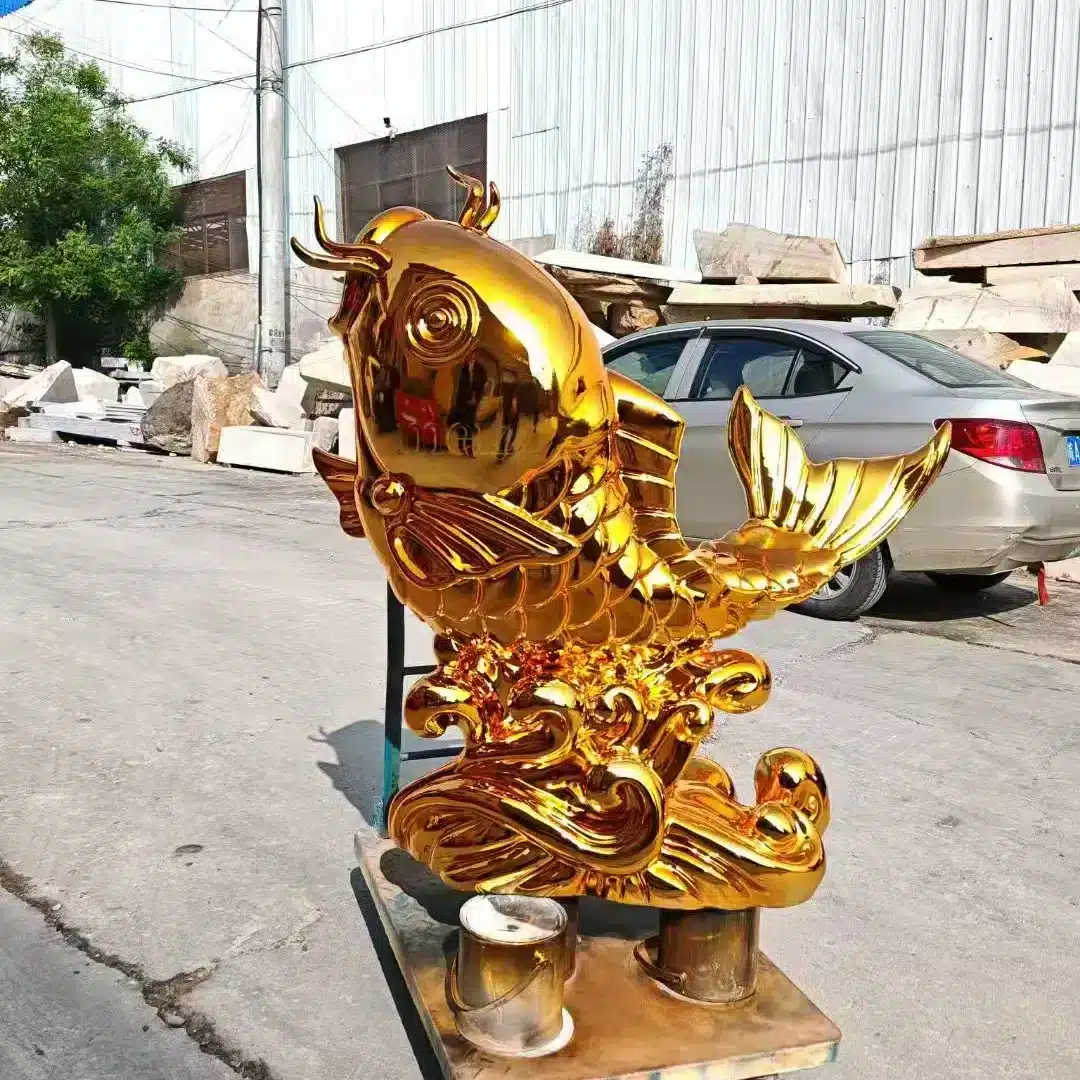 Tượng Cá Chép Composite Trang Trí Sân Vườn & Phong Thủy Theo Yêu Cầu Tượng cá chép composite tùy chỉnh kích thước và màu sắc — đặt hàng theo yêu cầu tại Thủ Đức