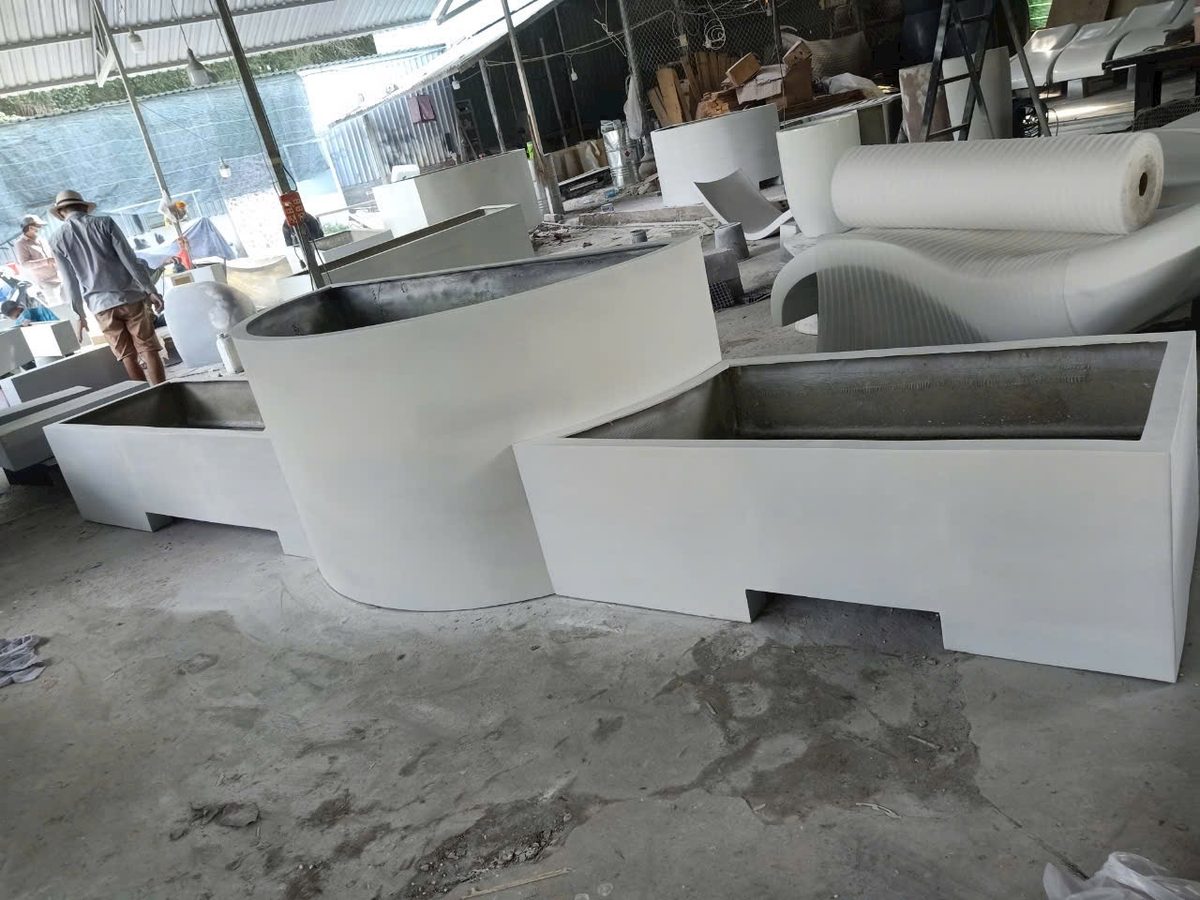 tượng composite trang trí nhà hàng sự kiện - hình 4 - Mô Hình Composite Việt Nam